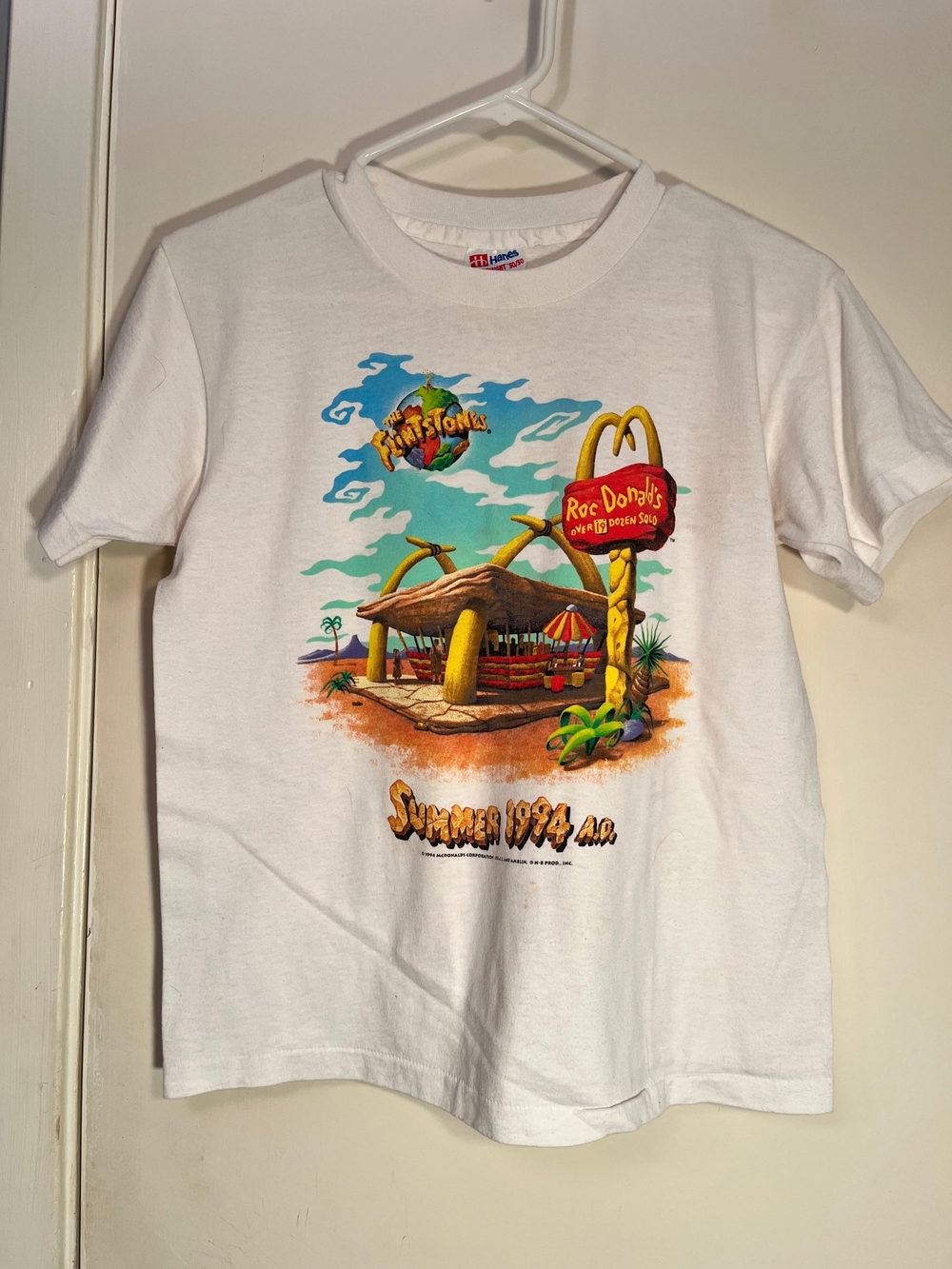 Vintage 1994 The Flintstones McDonalds T-Shirt